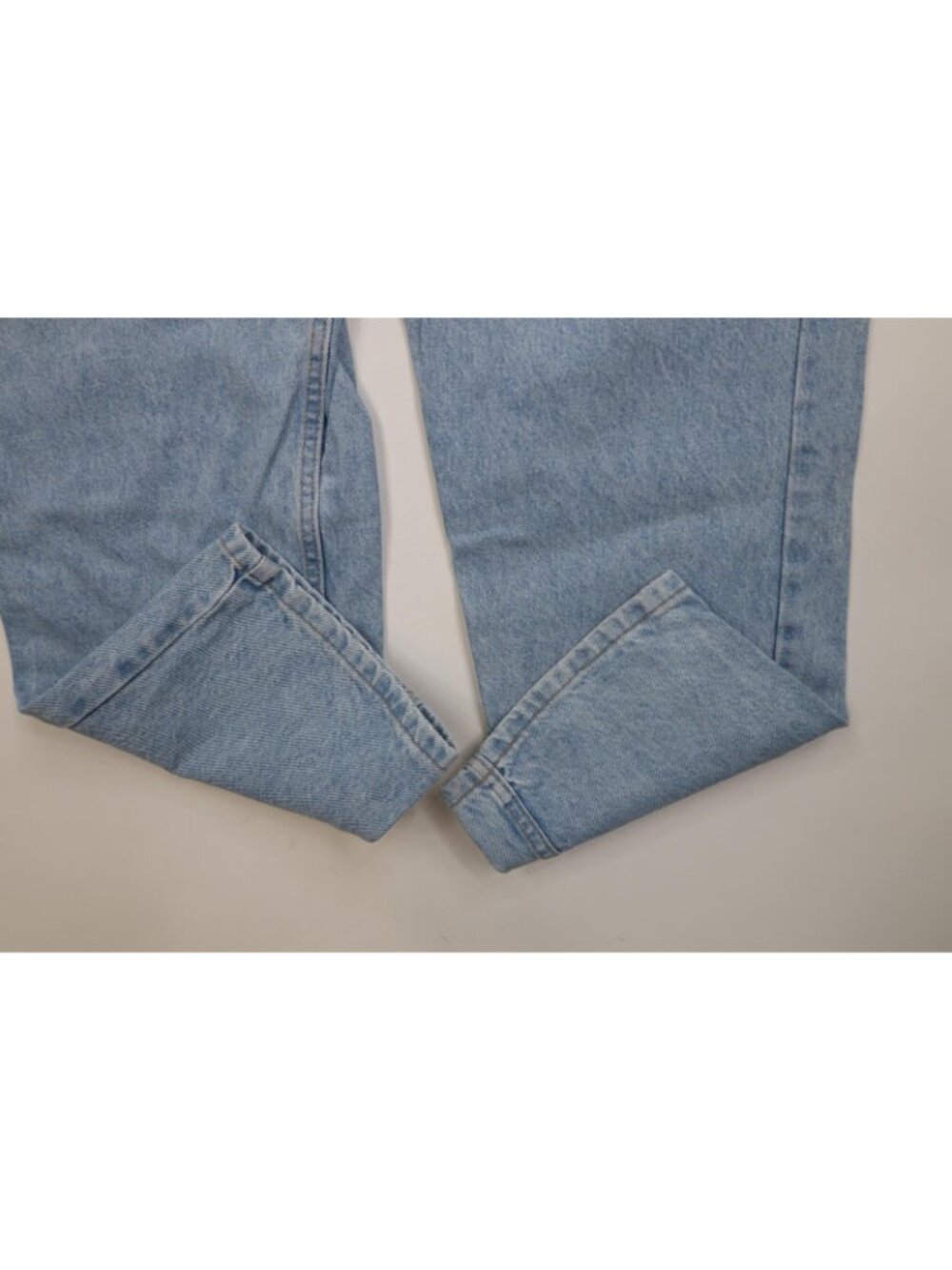 Vintage 90s Eddie Bauer Mens 40x30 Distressed Baggy Fit Tapered Leg Jeans Blue - Picture 5 of 14